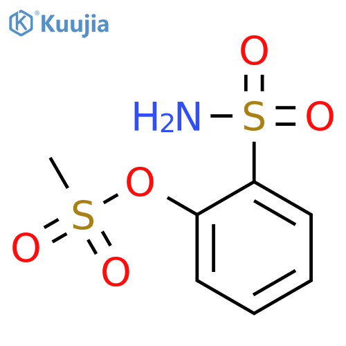 Benzenesulfonamide, 2-[(methylsulfonyl)oxy]- structure