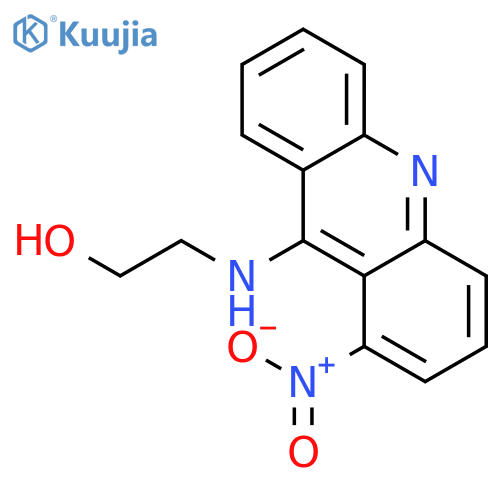 2-[(1-nitroacridin-9-yl)amino]ethanol structure