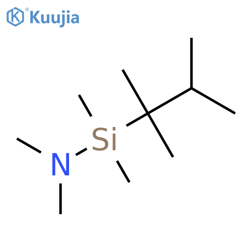 Silanamine,N,N,1,1-tetramethyl-1-(1,1,2-trimethylpropyl)- structure