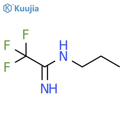 2,2,2-Trifluoro-N-propylacetimidamide structure