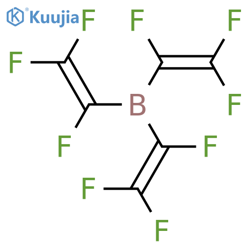 Borane, tris(trifluoroethenyl)- structure