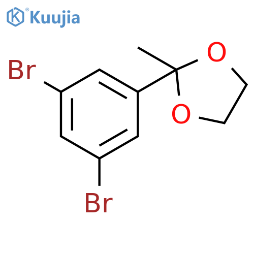 1,3-Dioxolane, 2-(3,5-dibromophenyl)-2-methyl- structure