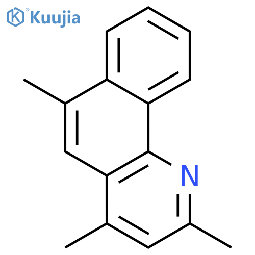 Benzo[h]quinoline,2,4,6-trimethyl- structure