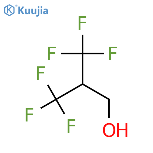 3,3,3-trifluoro-2-(trifluoromethyl)propan-1-ol structure