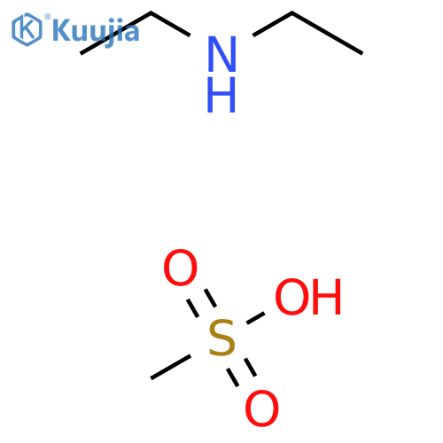 Ethanamine, N-ethyl-, methanesulfonate structure
