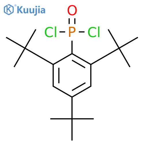 Phosphonic dichloride, [2,4,6-tris(1,1-dimethylethyl)phenyl]- structure