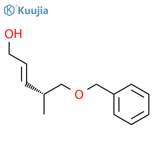 2-Penten-1-ol, 4-methyl-5-(phenylmethoxy)-, (2E,4R)- structure