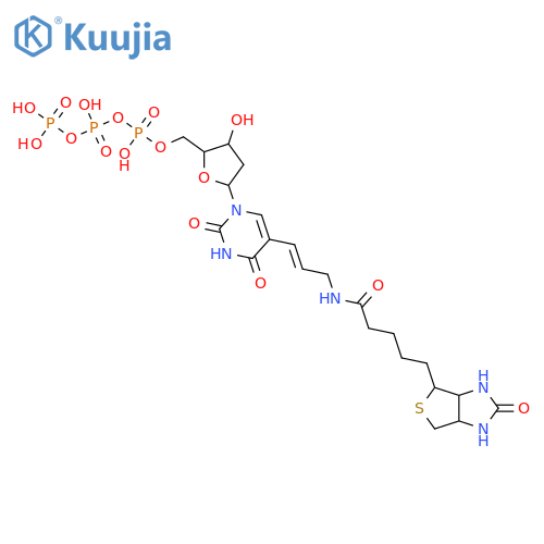 5-(N-Biotinyl-3-aminoallyl)uridine 5'-triphosphate structure