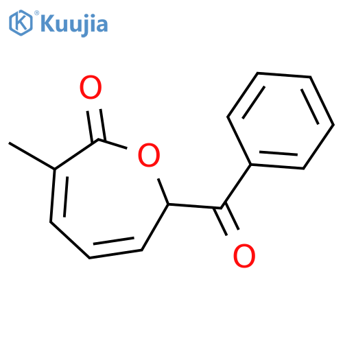 2(7H)-Oxepinone, 7-benzoyl-3-methyl- structure
