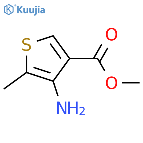 Methyl 4-amino-5-methylthiophene-3-carboxylate structure