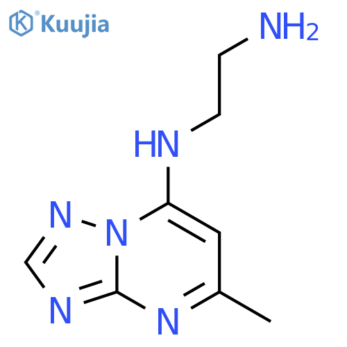 N1-{5-methyl-[1,2,4]triazolo[1,5-a]pyrimidin-7-yl}ethane-1,2-diamine structure