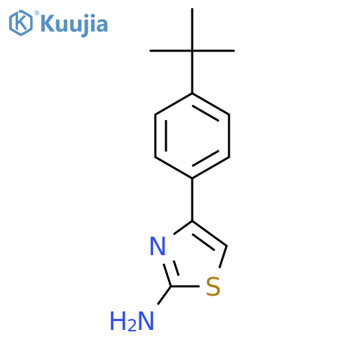 4-(4-tert-butylphenyl)-1,3-thiazol-2-amine structure