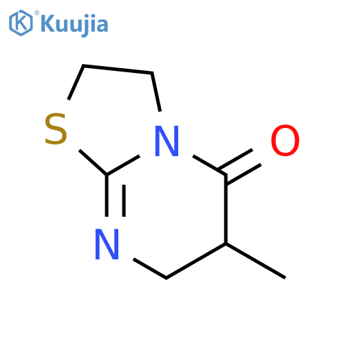6-methyl-2,3,6,7-tetrahydro-5H-[1,3]thiazolo[3,2-a]pyrimidin-5-one structure