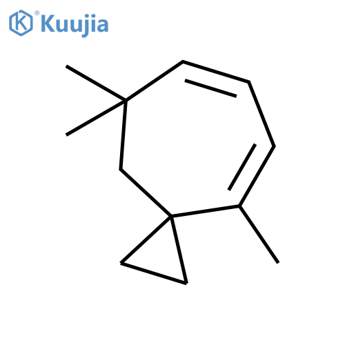 Spiro[2.6]nona-4,6-diene, 4,8,8-trimethyl- structure