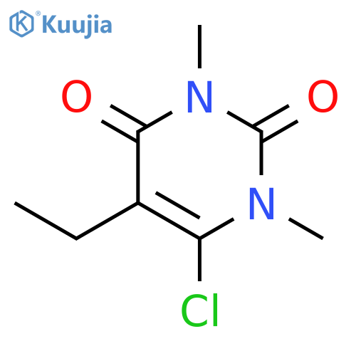 2,4(1H,3H)-Pyrimidinedione, 6-chloro-5-ethyl-1,3-dimethyl- structure