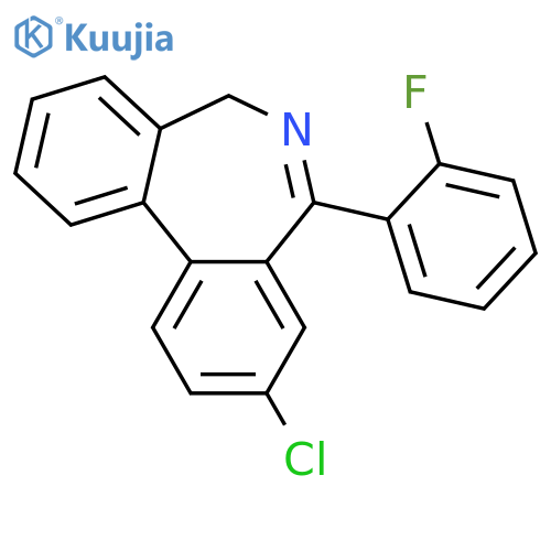 5H-DIBENZ[C,E]AZEPINE, 9-CHLORO-7-(2-FLUOROPHENYL)- structure