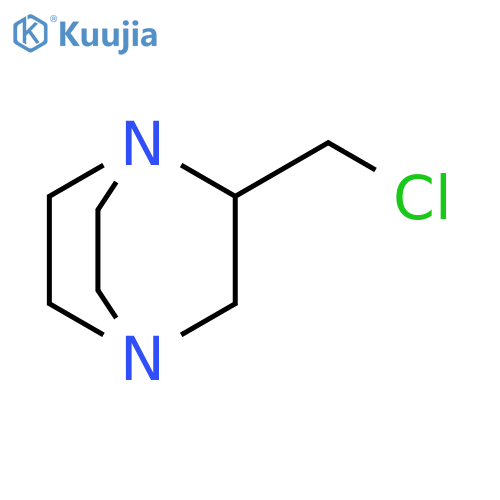1,4-Diazabicyclo[2.2.2]octane, 2-(chloromethyl)- structure