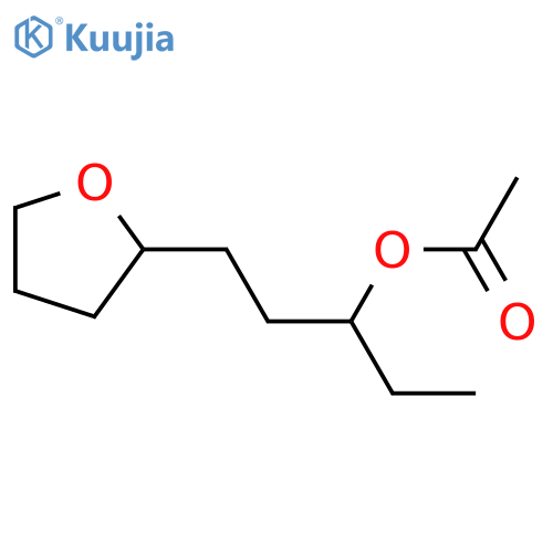 .ALPHA.-ETHYLTETRAHYDRO-2-FURANPROPANOL ACETATE structure