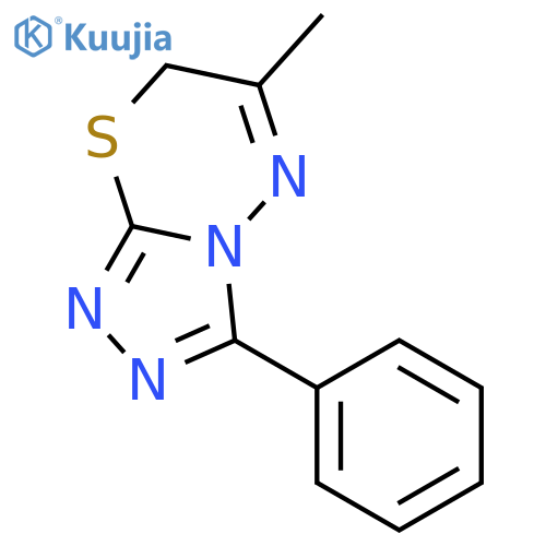 7H-1,2,4-Triazolo[3,4-b][1,3,4]thiadiazine, 6-methyl-3-phenyl- structure