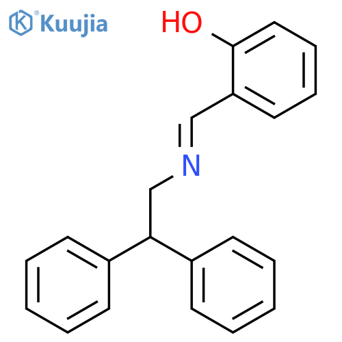 PHENOL, 2-[[(2,2-DIPHENYLETHYL)IMINO]METHYL]- structure