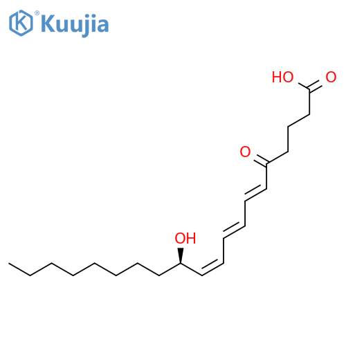 6,8,10-Eicosatrienoic acid, 12-hydroxy-5-oxo-, (6E,8E,10Z,12R)- structure