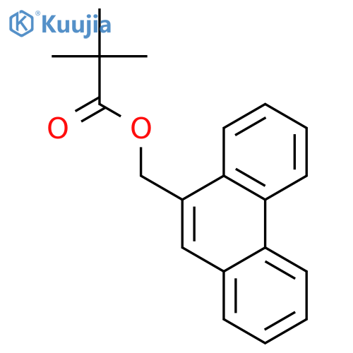 (Phenanthren-9-yl)methyl 2,2-dimethylpropanoate structure