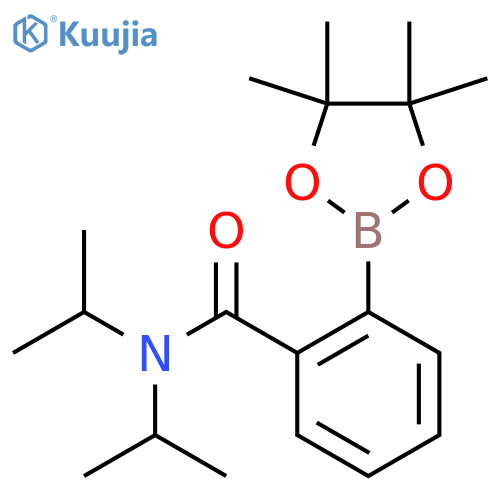 N,N-Bis(propan-2-yl)-2-(tetramethyl-1,3,2-dioxaborolan-2-yl)benzamide structure