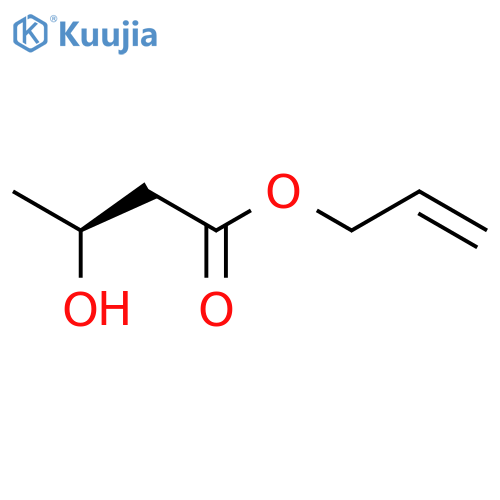Butanoic acid, 3-hydroxy-, 2-propenyl ester, (3S)- structure