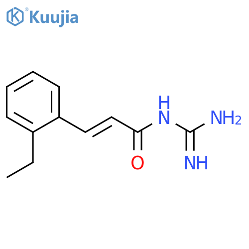 2-Propenamide,N-(aminoiminomethyl)-3-(2-ethylphenyl)-, (2E)- structure