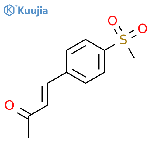 4-(4-methanesulfonylphenyl)but-3-en-2-one structure