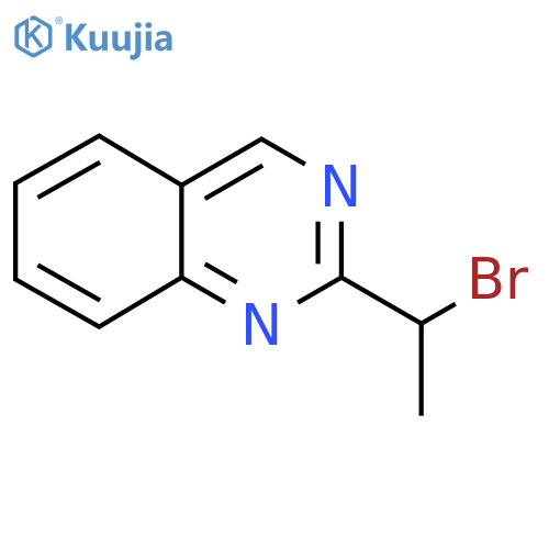2-(1-Bromoethyl)quinazoline structure