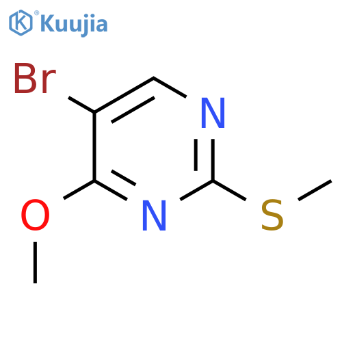 5-Bromo-2-(methylthio)-4-methoxypyrimidine structure