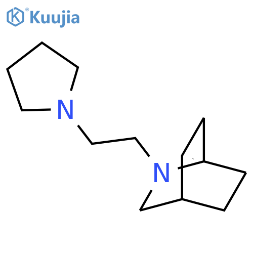 2-Azabicyclo[2.2.2]oct-5-ene, 2-[2-(1-pyrrolidinyl)ethyl]- structure