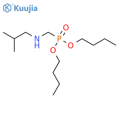 Phosphonic acid, [[(2-methylpropyl)amino]methyl]-, dibutyl ester structure