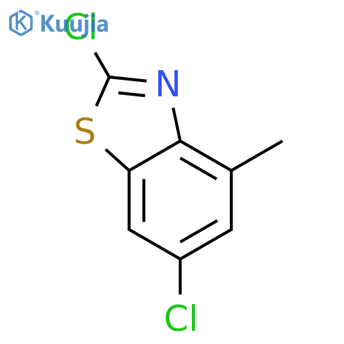 2,6-dichloro-4-methyl-1,3-benzothiazole structure