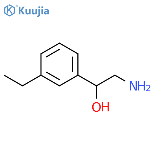 2-amino-1-(3-ethylphenyl)ethan-1-ol structure