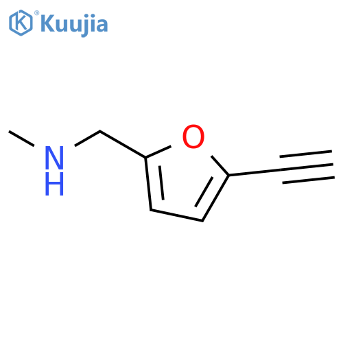2-FURANMETHANAMINE, 5-ETHYNYL-N-METHYL- structure