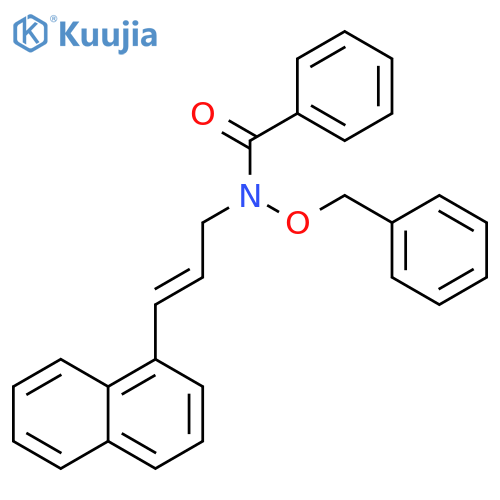 BENZAMIDE, N-[(2E)-3-(1-NAPHTHALENYL)-2-PROPENYL]-N-(PHENYLMETHOXY)- structure