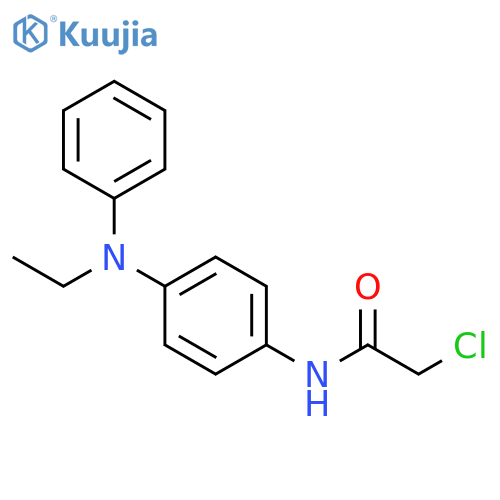 ACETAMIDE, 2-CHLORO-N-[4-(ETHYLPHENYLAMINO)PHENYL]- structure