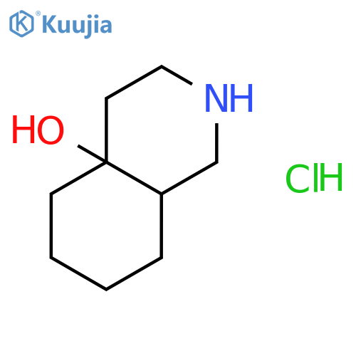 rac-(4aS,8aS)-octahydro-4a(2H)-isoquinolinol hydrochloride structure