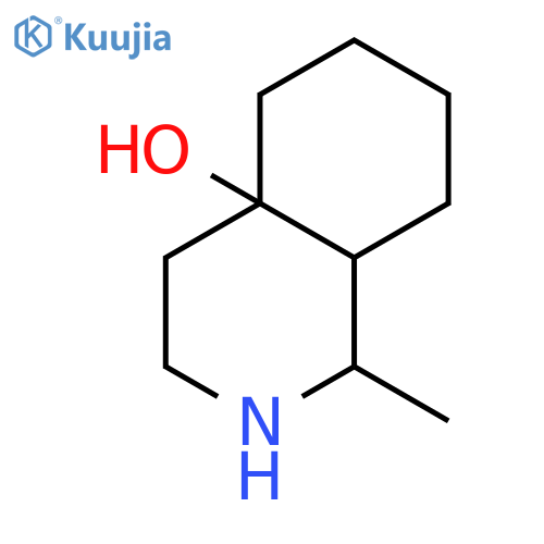 1-methyl-decahydroisoquinolin-4a-ol structure