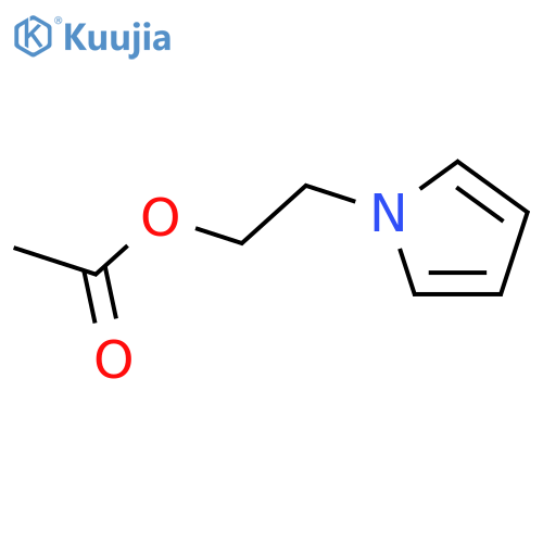 1H-Pyrrole-1-ethanol, 1-acetate structure