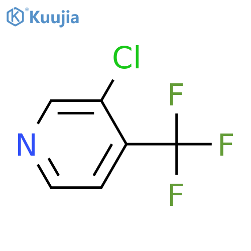 3-Chloro-4-(trifluoromethyl)pyridine structure