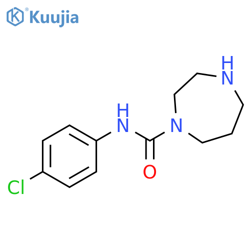 1H-1,4-Diazepine-1-carboxamide, N-(4-chlorophenyl)hexahydro- structure