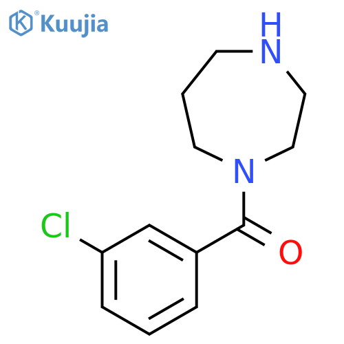1-(3-Chlorobenzoyl)-1,4-diazepane structure