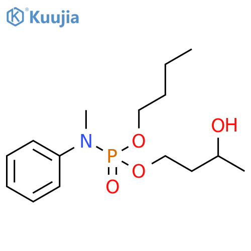 PHOSPHORAMIDIC ACID, METHYLPHENYL-, BUTYL 3-HYDROXYBUTYL ESTER structure