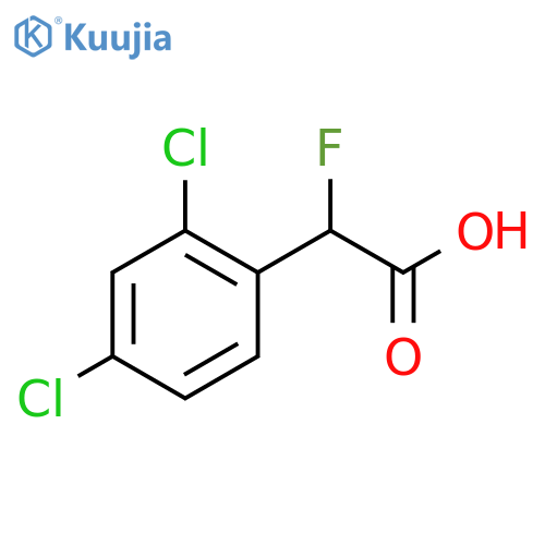 2-(2,4-Dichlorophenyl)-2-fluoroacetic acid structure