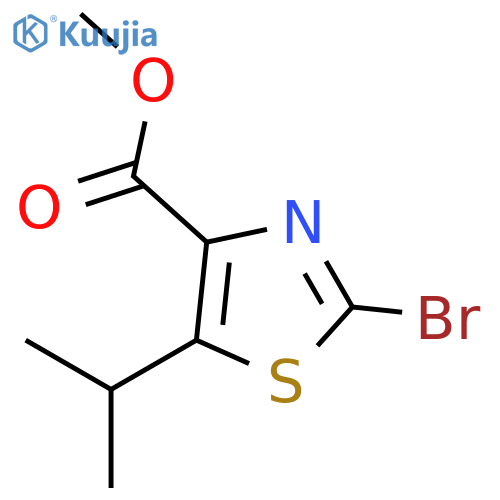 Methyl 2-bromo-5-isopropylthiazole-4-carboxylate structure