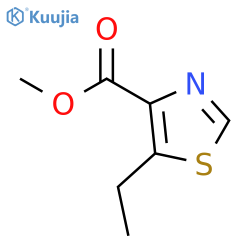 Methyl 5-ethylthiazole-4-carboxylate structure