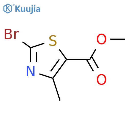 methyl 2-bromo-4-methyl-1,3-thiazole-5-carboxylate structure